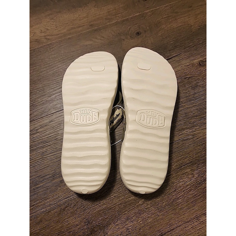 Hey Dude Men's Myers Flip Fish Lure Flip Flops Size 10 NEW WITH TAGS - Picture 5 of 5